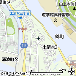 石川県金沢市土清水3丁目122周辺の地図