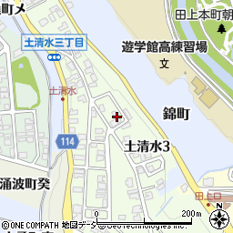 石川県金沢市土清水3丁目112周辺の地図