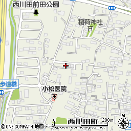 栃木県宇都宮市西川田町992周辺の地図