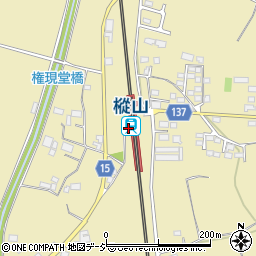 樅山駅周辺の地図