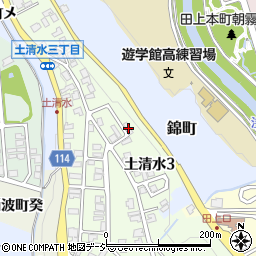 石川県金沢市土清水3丁目296周辺の地図
