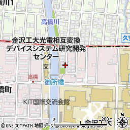 石川県野々市市高橋町8周辺の地図