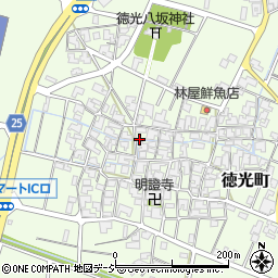 石川県白山市徳光町周辺の地図