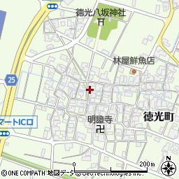 石川県白山市徳光町周辺の地図