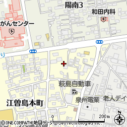 栃木県宇都宮市江曽島本町3周辺の地図