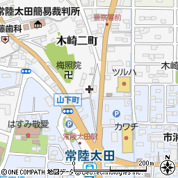 茨城県常陸太田市木崎二町1950-1周辺の地図