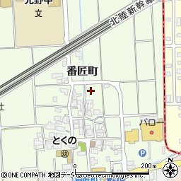 石川県白山市番匠町174-1周辺の地図