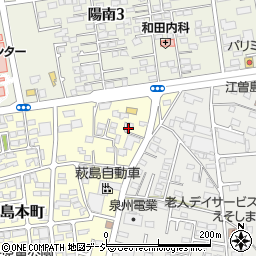 栃木県宇都宮市江曽島本町2周辺の地図