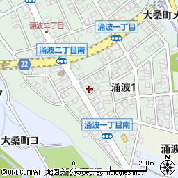 金沢中警察署涌波交番周辺の地図