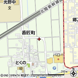 石川県白山市番匠町108周辺の地図