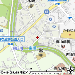 茨城県常陸太田市木崎一町807-3周辺の地図