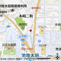 茨城県常陸太田市木崎二町1950周辺の地図