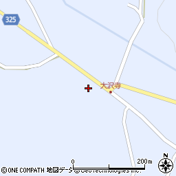 長野県大町市平二ツ屋2491周辺の地図