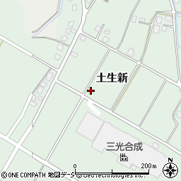 富山県南砺市土生新1203-2周辺の地図