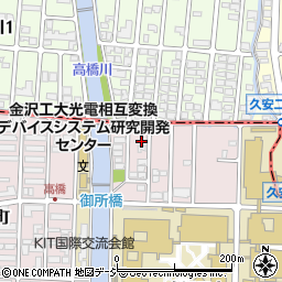 石川県野々市市高橋町8-35周辺の地図