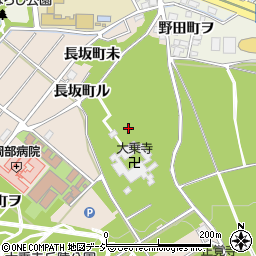 石川県金沢市長坂町（ル）周辺の地図