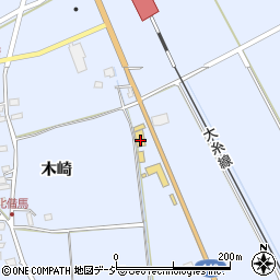 長野県大町市平木崎7456周辺の地図