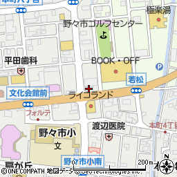 金沢信用金庫野々市支店周辺の地図