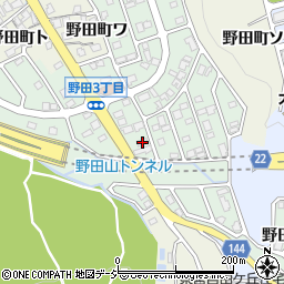 石川県金沢市野田2丁目282周辺の地図