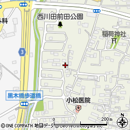栃木県宇都宮市西川田町863周辺の地図