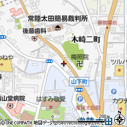 茨城県常陸太田市木崎二町857周辺の地図