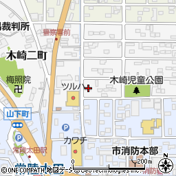 茨城県常陸太田市木崎二町3801周辺の地図