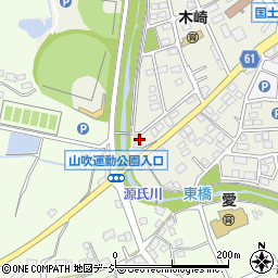 茨城県常陸太田市木崎一町4119周辺の地図