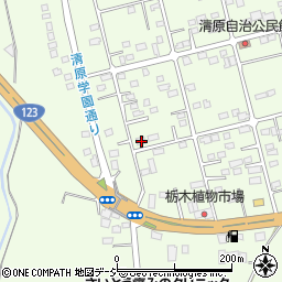 栃木県宇都宮市鐺山町1863-4周辺の地図