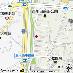 栃木県宇都宮市西川田町867周辺の地図