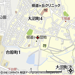 県営根道アパート周辺の地図