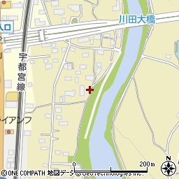 栃木県宇都宮市川田町1375周辺の地図