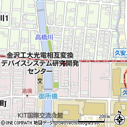 石川県野々市市高橋町8-29周辺の地図