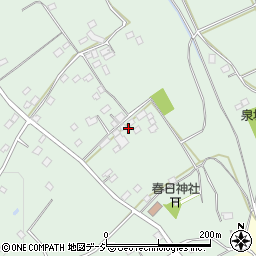 茨城県常陸大宮市泉周辺の地図