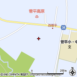 長野県上田市菅平高原1233周辺の地図