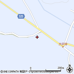 長野県大町市平二ツ屋2477周辺の地図