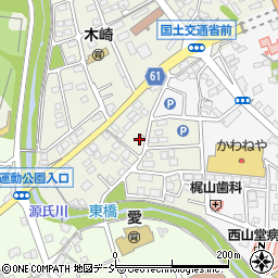 茨城県常陸太田市木崎一町815-2周辺の地図