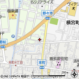 石川県野々市市若松町22-15周辺の地図