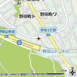 石川県金沢市野田町タ周辺の地図