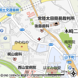 茨城県常陸太田市木崎二町852周辺の地図