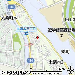 石川県金沢市土清水3丁目288-1周辺の地図