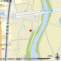 栃木県宇都宮市川田町1376周辺の地図