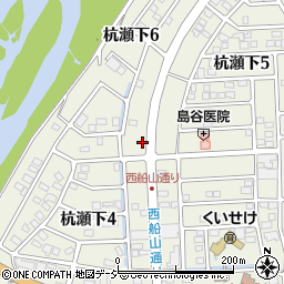 長野県千曲市杭瀬下6丁目20周辺の地図
