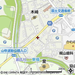 茨城県常陸太田市木崎一町782周辺の地図