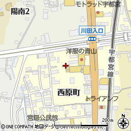 栃木日産日産カーパレス宇都宮周辺の地図