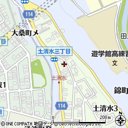 石川県金沢市土清水3丁目236周辺の地図