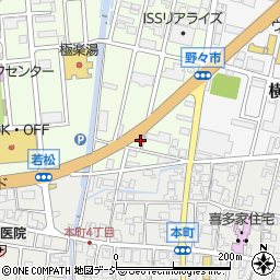 石川県野々市市若松町22周辺の地図