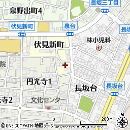 石川県金沢市伏見新町345周辺の地図