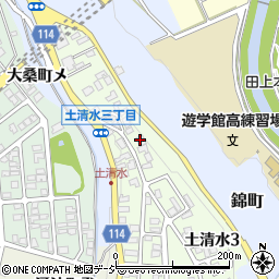 石川県金沢市土清水3丁目287周辺の地図