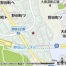 石川県金沢市野田2丁目216周辺の地図