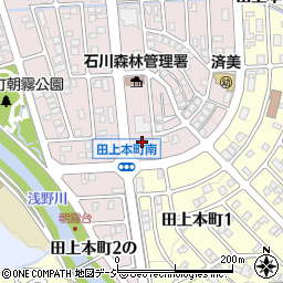 石川県金沢市朝霧台2丁目14周辺の地図